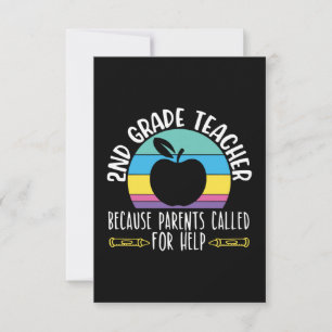 2nd Grad Teacher Shirts I Love My Second Graders Dankeskarte