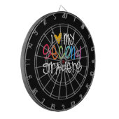 2nd Grad Teacher Shirts I Love My Second Graders Dartscheibe (Vorderseite Links)