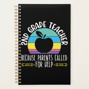2nd Grad Teacher Shirts I Love My Second Graders Planer
