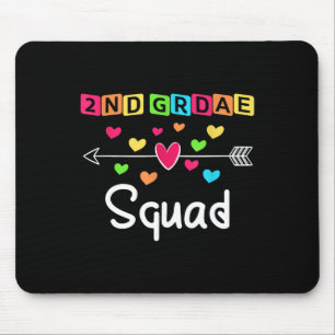 2nd Grad Teacher Shirts School Team Zweiter Grad Mousepad