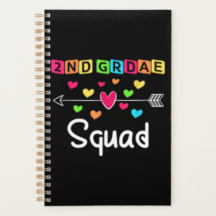 2nd Grad Teacher Shirts School Team Zweiter Grad Planer