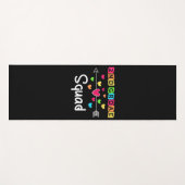 2nd Grad Teacher Shirts School Team Zweiter Grad Yogamatte (Vorderseite (Horizontal))