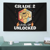 2nd Grad Unlocked Level Up Back To School First Banner (Messe)