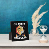 2nd Grad Unlocked Level Up Back To School First Fotoplatte (InSitu)