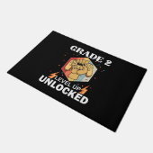 2nd Grad Unlocked Level Up Back To School First Fußmatte (Schrägansicht)