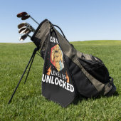 2nd Grad Unlocked Level Up Back To School First Golfhandtuch (Gras)