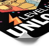 2nd Grad Unlocked Level Up Back To School First Poster (Ecke)