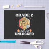 2nd Grad Unlocked Level Up Back To School First Seidenpapier (Handwerk)