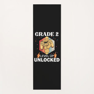 2nd Grad Unlocked Level Up Back To School First Yogamatte