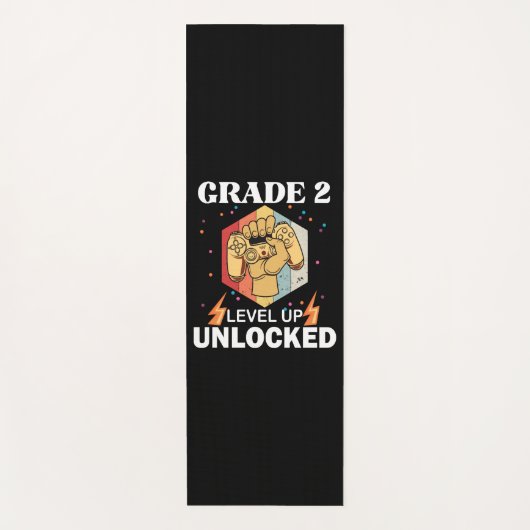 2nd Grad Unlocked Level Up Back To School First Yogamatte (Vorderseite)