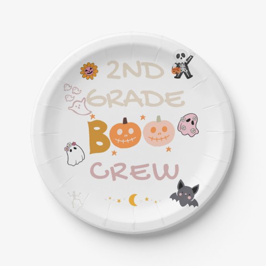 2ND GRADE BOO CREW PARTY PAPPTELLER (Vorderseite)