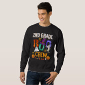 2nd Grade Boo Crew Teacher Student  Halloween Cost Sweatshirt (Vorne ganz)