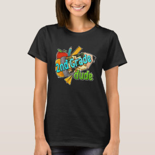 2nd Grade Dude Lehrer der zweiten Klasse Kind  Zur T-Shirt