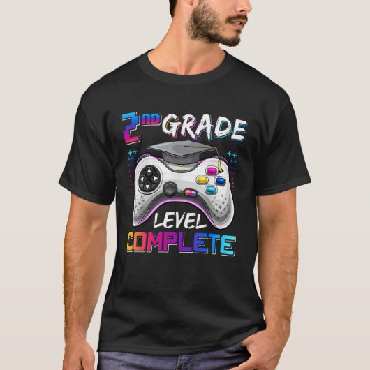 2nd Grade Level Complete Happy Last Day Of School  T-Shirt (Vorderseite)