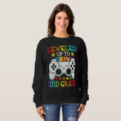 2nd Grade Level Unlocked Video Game Back To School Sweatshirt (Vorne ganz)