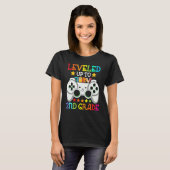 2nd Grade Level Unlocked Video Game Back To School T-Shirt (Vorne ganz)