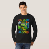 2nd Grade Level Unlocked Video Game Back To School T-Shirt (Vorne ganz)