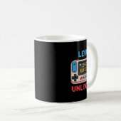 2nd Grade Level Unlocked Video Game Ck To School T Kaffeetasse (VorderseiteRechts)
