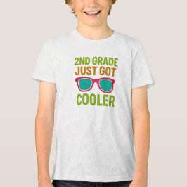 2ND Grade Nur Cooler Got | Zurück zur Schule Kinde Tri-Blend Shirt