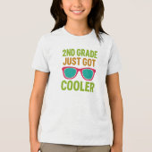2ND Grade Nur Cooler Got | Zurück zur Schule Kinde Tri-Blend Shirt (Vorderseite)