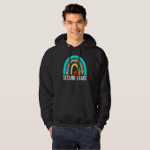 2nd Grade Rainbow Teacher Team Second Grade Squad  Hoodie (Vorne ganz)