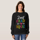 2nd Grade Squad Back To School Second Grade Teache Sweatshirt (Vorne ganz)