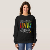 2nd Grade Squad Second Teacher Student Team Back T Sweatshirt (Vorne ganz)