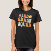2nd Grade Squad Second Teacher Student Team Back T T-Shirt (Vorderseite)