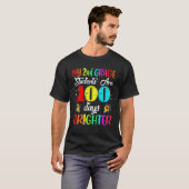 2nd Grade Teacher 100 Days Brighter 100th Day Of S T-Shirt (Vorne ganz)