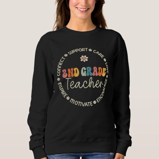 2nd Grade Teacher Appreciation Week Back to School Sweatshirt (Vorderseite)