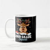 2nd Grade Teacher Christmas Second Grade Squad Rei Kaffeetasse (Links)