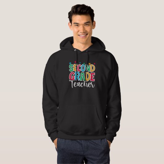 2nd Grade Teacher First Day of School Welcome Back Hoodie (Vorne ganz)
