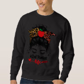 2nd Grade Teacher Life Back School Teacher Virtual Sweatshirt (Vorderseite)