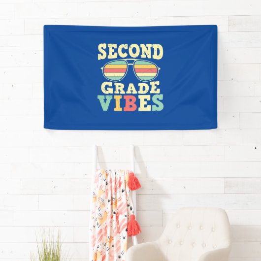 2nd Grade Teacher Second Grade Vibes Banner (Insitu)