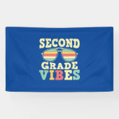 2nd Grade Teacher Second Grade Vibes Banner (Horizontal)