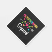 2nd grade Teacher Shirts School Team Second Grade Serviette (Ecke)