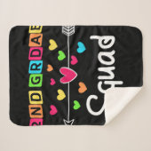 2nd grade Teacher Shirts School Team Second Grade Sherpadecke (Vorderseite (Horizontal))