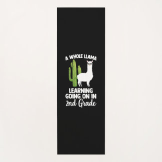 2nd Grade Teacher Student Kids Back To School Llam Yogamatte
