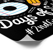 2nd Grade Teacher Survived 67 Days Of School Humor Poster (Ecke)