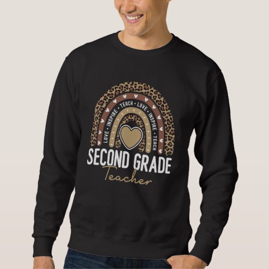 2nd Grade Teacher Team Second Grade Vibes Back To Sweatshirt (Vorderseite)