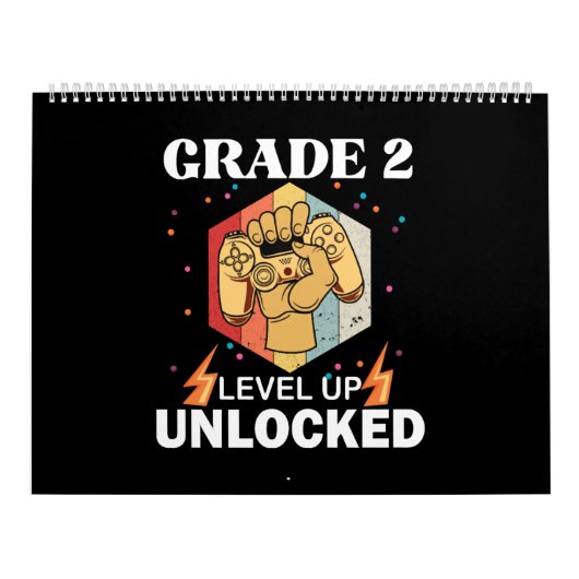2nd Grade Unlocked Level Up Back To School First Kalender (Titelbild)