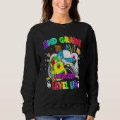 2nd Grade Unlocked Level Up Video Game First Day O Sweatshirt (Vorderseite)