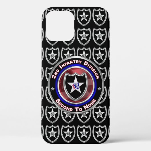 2nd Infantry Division "Second to None" Case-Mate iPhone Hülle (Rückseite)