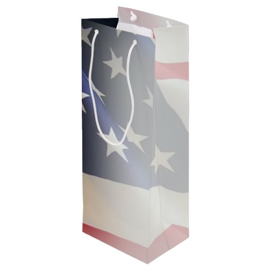 2nd Infantry Division "Second to None" Geschenktüte Für Weinflaschen (Rückseite Schrägansicht)