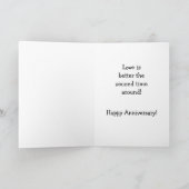 2nd Marriage Anniversary Karte (Innenseite)