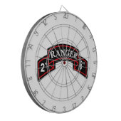 2nd Ranger Battalion - 2. Ranger-Bataillon Dartscheibe (Vorderseite Links)