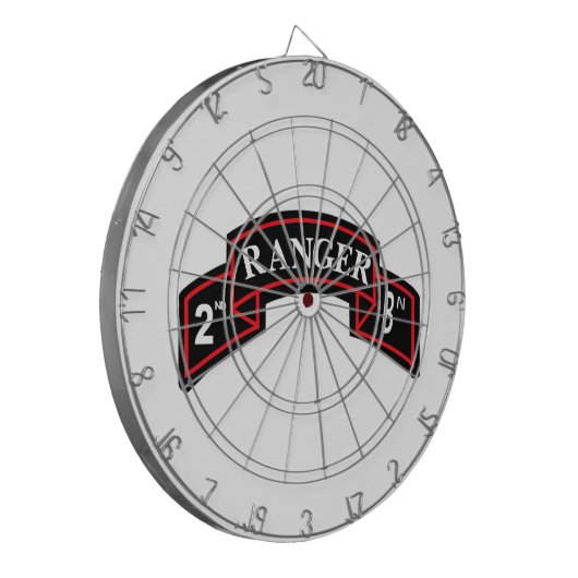 2nd Ranger Battalion - 2. Ranger-Bataillon Dartscheibe (Vorderseite Links)