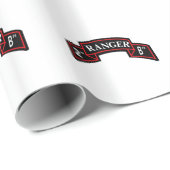 2nd Ranger Battalion - 2. Ranger-Bataillon Geschenkpapier (Rolleneckpunkt)