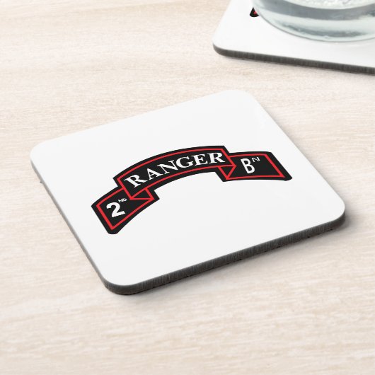 2nd Ranger Battalion - 2. Ranger-Bataillon Getränkeuntersetzer (Linke Seite)