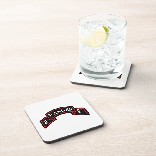 2nd Ranger Battalion - 2. Ranger-Bataillon Getränkeuntersetzer (Rechte Seite)